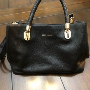 Cole Haan pebble leather satchel